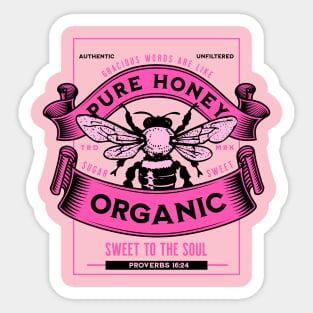 PINK PURE HONEY Sticker